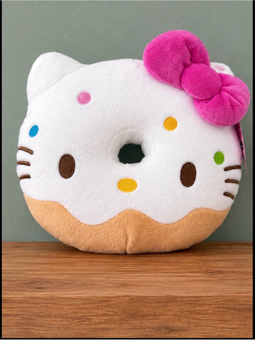 Hello Kitty Donut Plush Pillow New W Tags